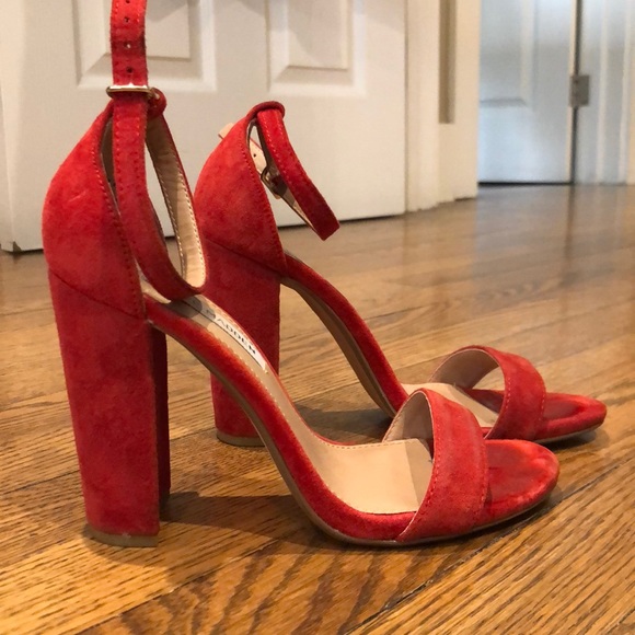 STEVE MADDEN Carrson Block Heel & Ankle Strap - Picture 4 of 5